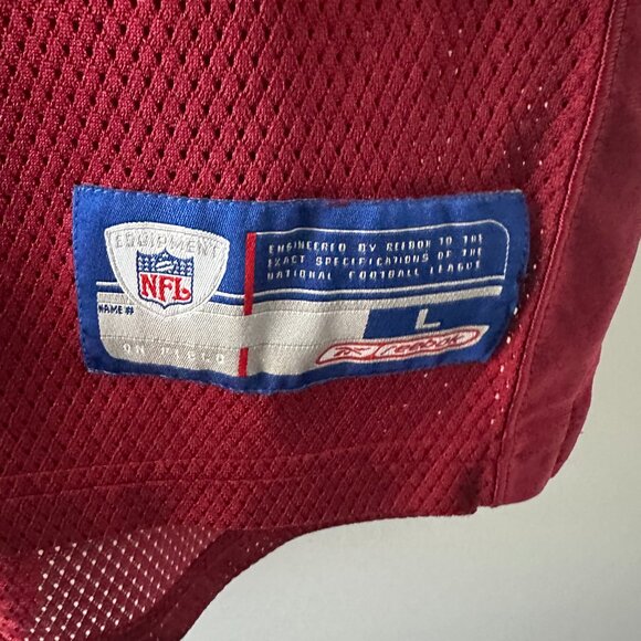 Retro Washington Redskins Large Men's Red NFL Ramsey #11 Reebok Jersey - Picture 5 of 15